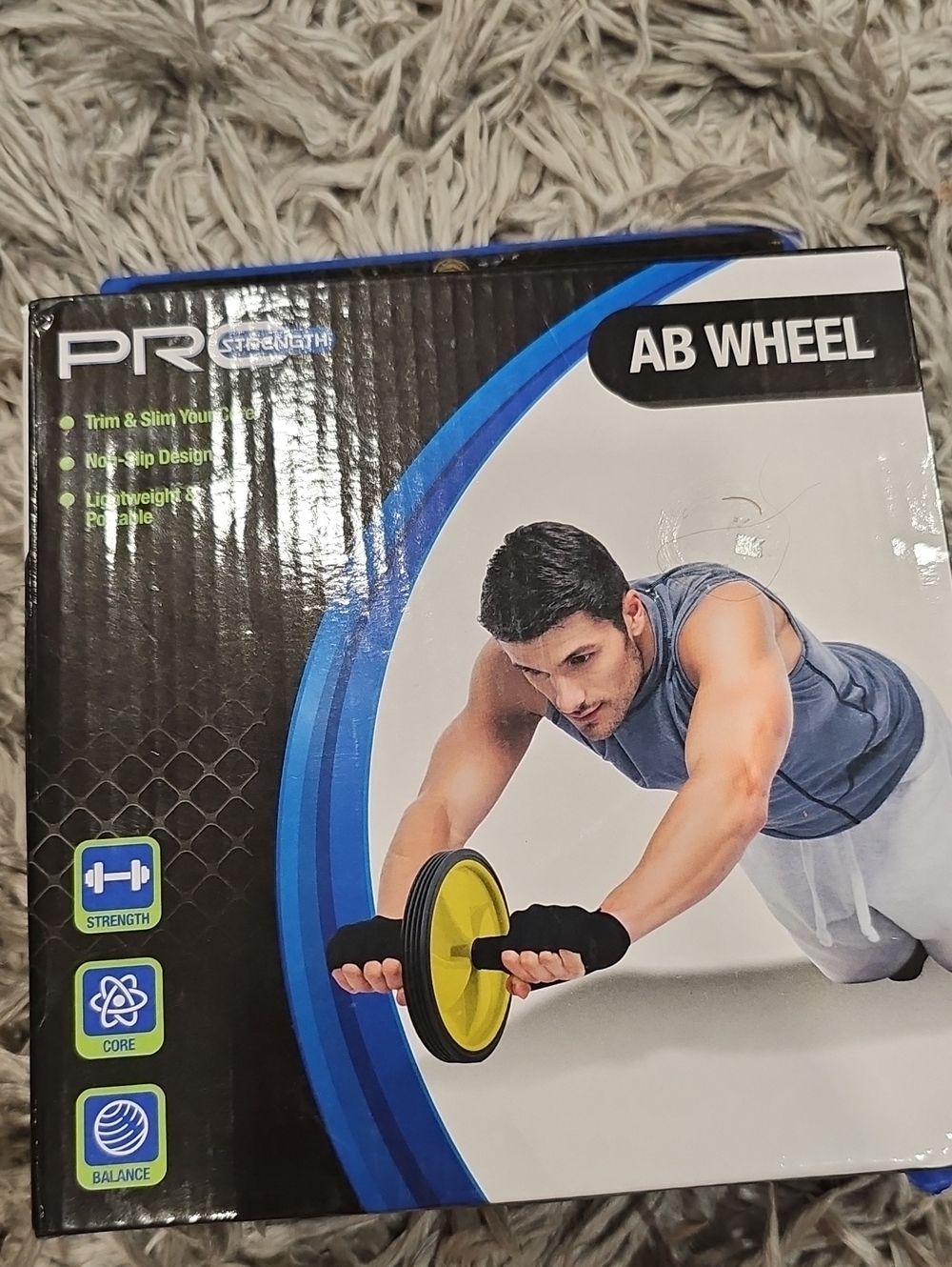 AB Wheel Roller - Yellow and Black